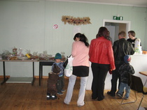 Kirppistapahtumasta VPK-talolta, kahvio